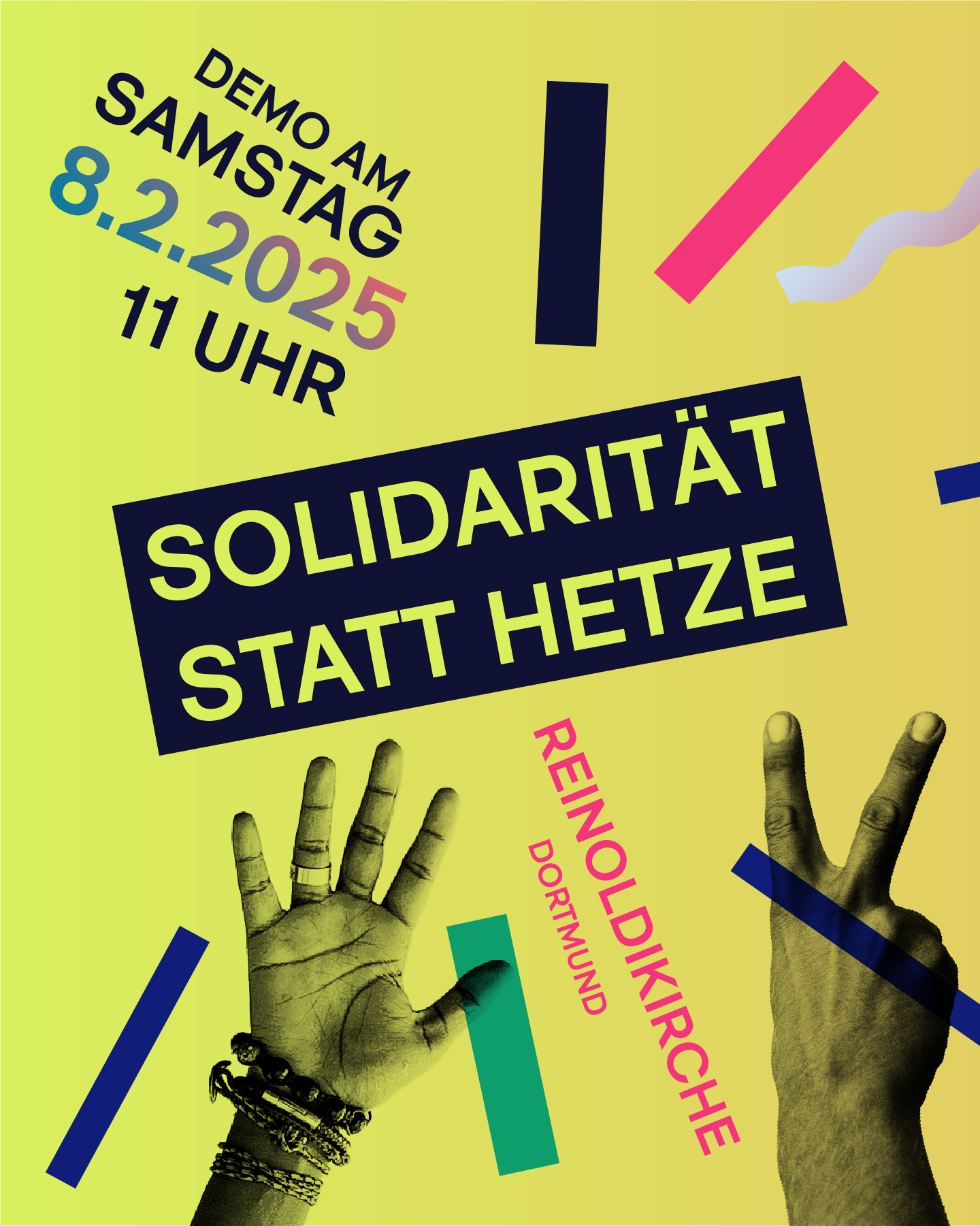 Aufruf zur Demontration „Solidarität statt Hetze“ veröffentlicht